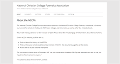 Desktop Screenshot of nccfa.org