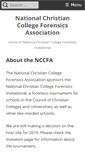 Mobile Screenshot of nccfa.org