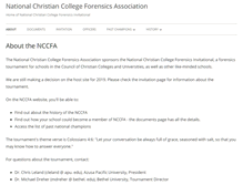 Tablet Screenshot of nccfa.org